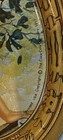 Coca-cola 1917 Original Advertising Tray Gold Tone Border Girl W  Coke Glass