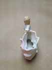 Antique Bisque Porcelain German Girl And Flowers Spill Vase 2 5 x3 