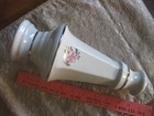 Vintage Porcelier  Porcelain  Chandelier Ceiling Fixture  Extender Hanging  Gold