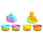 Play-doh Kitchen Creations 2  Inch Mini Food Truck Playset  Burger   Ice Cream T