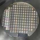 5 Inch Silicon Wafer With Medium-sized Die  White Backing  As Pictured