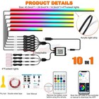 Dreamcolor Acrylic Ambient Lighting Car Interior Led Strip Light 10 In 1 Kits