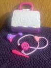 Disney Junior Doc Mcstuffins Toy Hospital Doctor s Bag Set Used 4 Pieces