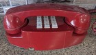 Vtg Cherry Red Princess Phone Western Electric Bell Systems Push Button Untested