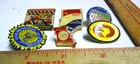 6- Cushman Club Pin Collectible Old Scooter Garage Pinback Biker Memorabilia
