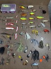 Vintage Fishing Lure Lot Crankbaits  Mepps  Spoons Huge Lot 