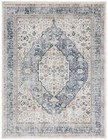 Area Rug 8x10 - Oregon Collection - Large - Beige   Grey  Oriental Distressed   