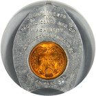 Los Angeles Ca Pacific Coast Mfg  Encased 1901 Indian Cent Ngc Ms 64