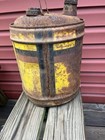 Vintage Pennzoil Motor Oil 5 Gallon Metal Sign Can Primitive