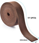 Leather Strap 1 Inches Wide Flat Leather Straps For Crafts  Full Grain Leather S