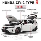 1 18 Scale Paudi Honda Civic Type-r 2023 Fl5 White Diecast Model Car Gift