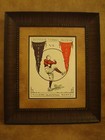 Vintage Texas A m College Football Poster  Framed  a m Vs Sewanee  Oct  1926