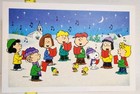 Hallmark Peanuts Sing Christmas Cards Envelopes Labels  24 Count  Glitter Snow