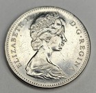 1967 Canada 5 Five Cents - Circulated Canadian Nickel World Coin 