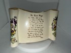 Vtg Planter 1960   s 24 Karat Gold Lettering  The Lord   s Prayer