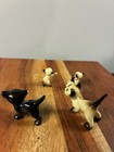 Vtg  3 Minature Hagen Renaker Siamese Cats   1 Black Cat