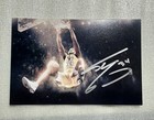 Framed Shaquille O neal Signed 4x6 Photo Lakers