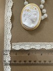 10 1 Yard Beige Mixed Lace Trim Lot For Junk Journals  Crafts  Doll Dresses  Etc