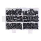 160pc Carburetor And Vacuum Rubber Cap Plug Assortment Kit Intake Vacuum Line