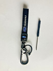 Genuine Leather Car Keys Carabiner Keychain For Subaru Enthusiast Anti-lost Clip