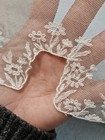 Antique Victorian Tambour Lace Trim Edging Salvage