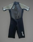 Hyperflex Junior s Access 3 2mm Wetsuit - Back Zip Black   Light Blue - Size 12