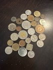 Mixed World Coin Lot Old Antique Vintage Mixed Metal Composition