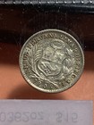 1905 Peru 1 2 Dinero  0362oz Free Shipping