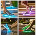 Kids Led Light-up Sport Sneakers     Usb Rechargeable  Waterproof  Boys girls