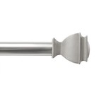 43  -72  Rust-proof Aluminum Shower Curtain Tension Rod With Square Finials