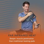 Far Infrared Universal Heat Wrap - Deep Muscle Relief For Back  Neck  Shoulder