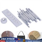 11-piece Rivet   Hollow Punch Tool Set 45  Steel Hardened For Leathercraft