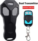 Riyitauto Wireless Winch Remote Control Black-dump Trailer Wireless Remote 