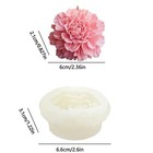 Hibiscus Flower Silicone Mold Candle Soap Clear Texture Easy Demold Diy Decor