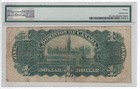 Dominion Of Canada 1898  1 One Dollar Banknote Pmg Graded Choice Fine 15
