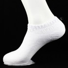 9-11  10-13 Athletic Low Cut No Show Anklet Cotton White Socks Men Women