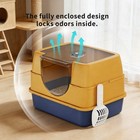 Extra Large Enclosed Cat Litter Box And Litter Scoop Anti-splashing Xl