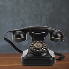 Retro Landline Telephone  Classic Corded Desk Phone  Vintage Dial Button Phone