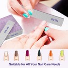 Nail Files  12 Pack   100 180 Grit Emery Boards Nail File For Natural Nails And 