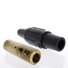 Leviton Black 17 Series Detachable Female Cam Plug Dual Screw 690a 600v 17d26-e