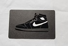 3 Air Jordan 1 Retro Shoe Jumpman Gift Card No Value New Banned Bred Nike