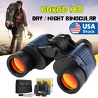 60x60 Binoculars Hd Zoom Day night Vision Telescope Hunting Outdoor Travel W bag