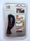 1980s Epi Brush Products Beverly Hills 5  Self-cleaning Brush Purse Size White