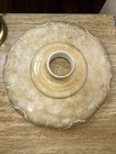 Vintage Art Deco Marble Glass Lamp Shade With A Tiered Disk Design 