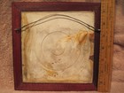 Wonderful Antique Framed English Victorian Morning Glory Tile