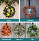 Wreath Hanger Adjustable Door Hanger Wreath Hanger For Front Door