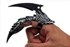5 1 2  New  Graphite Grey Iron Reaver Claw Pocket Knife Blade Folding Knives