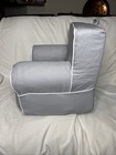 Pottery Barn Kids Regular Size Anywhere Chair Cover Only Gray W white Piping