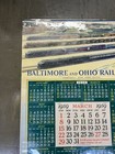 Vintage 1959 Baltimore And Ohio B o Railroad Train Calendar Lithograph Rare