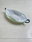 Antique Pm Bavaria Porcelain Pastel Green Luster Two Handle Trinket Dish